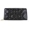 Louis Vuitton Black Noir Leather Coin Purse/Coin Case