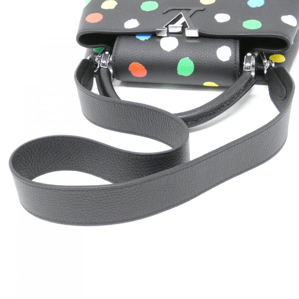 Louis Vuitton Black Multi-Color Leather Handbag