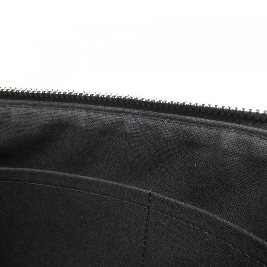 Louis Vuitton Dark Gray Graphite Coated Canvas Shoulder Bag