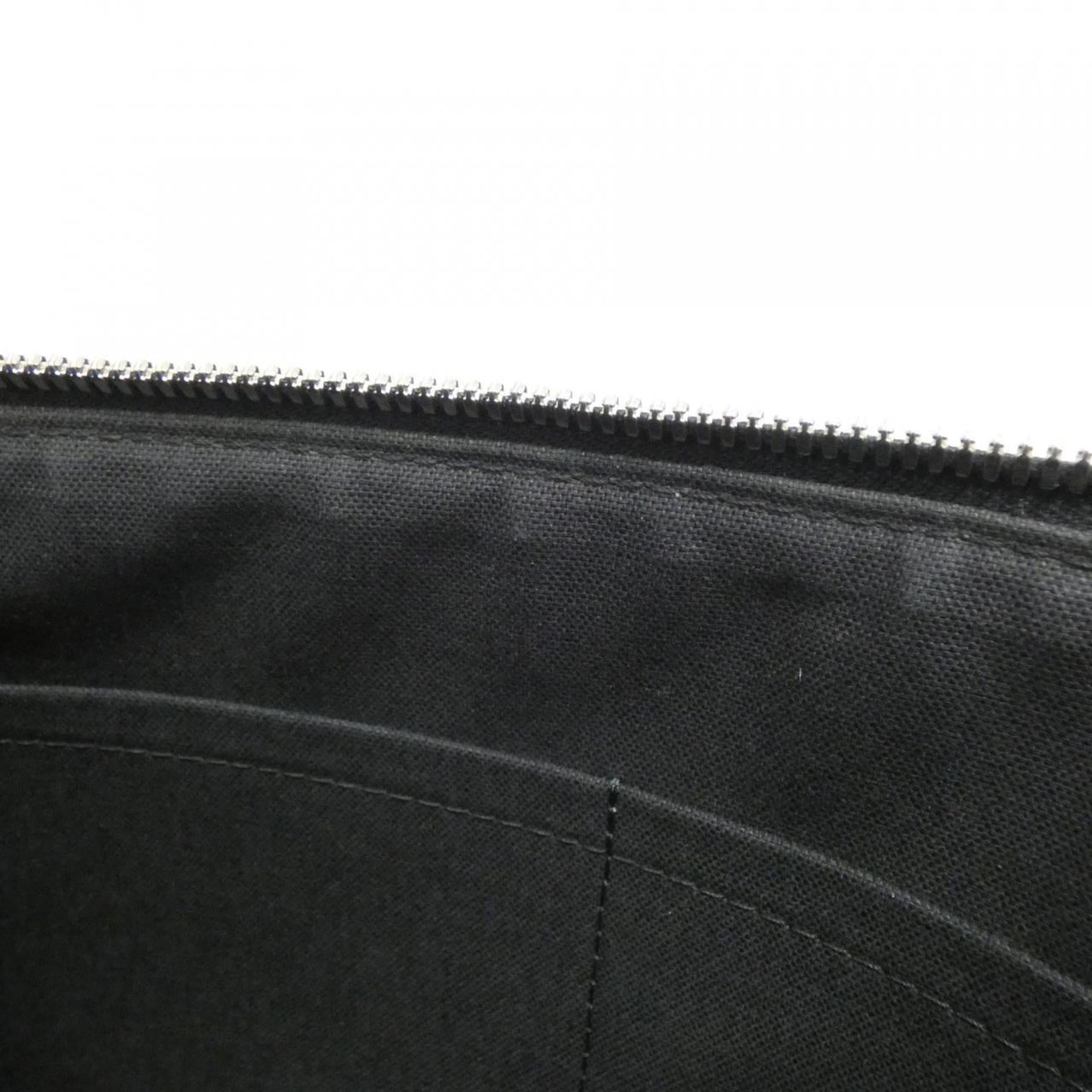 Louis Vuitton Dark Gray Graphite Coated Canvas Shoulder Bag