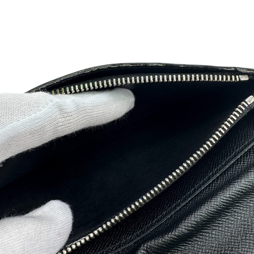 Louis Vuitton Damier Graphite Black Gray Leather Long Wallet