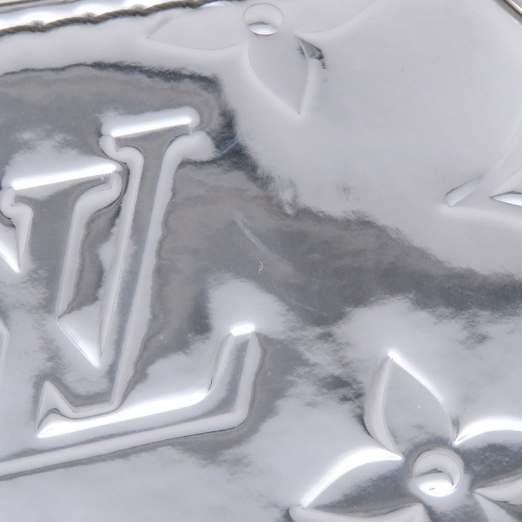 Louis Vuitton Gray Silver Monogram Clutch Bag Pochette