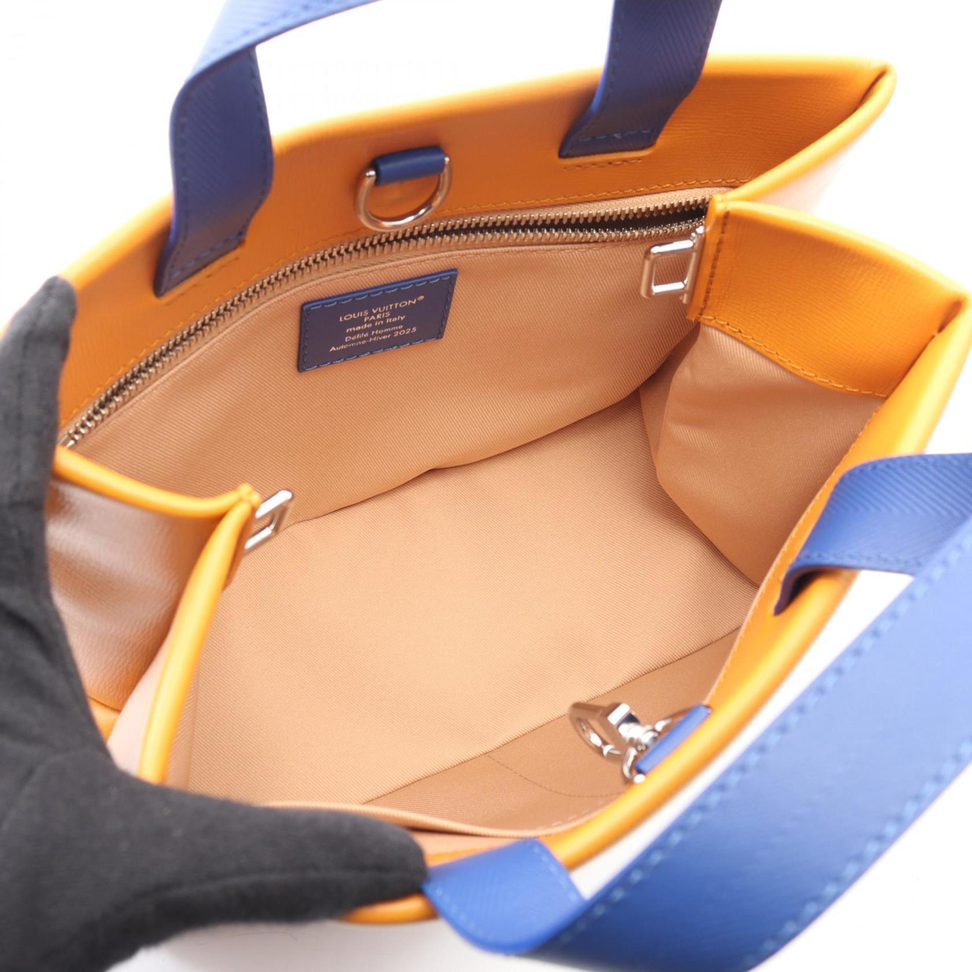 Louis Vuitton Orange Saffron Leather Handbag Tote Bag