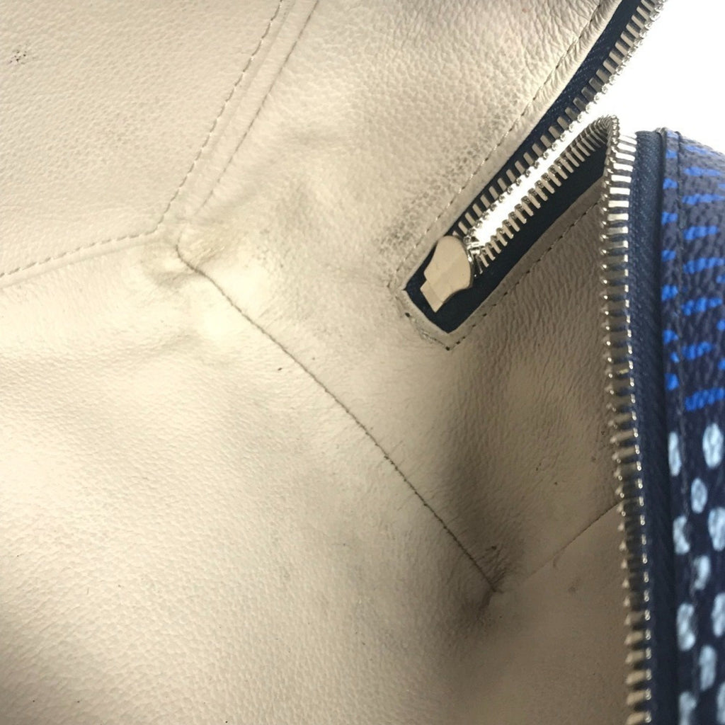 Louis Vuitton Blue Damier Canvas Clutch Bag