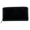 Gucci Black Leather Long Wallet (Bi-Fold) (Pre-Owned)