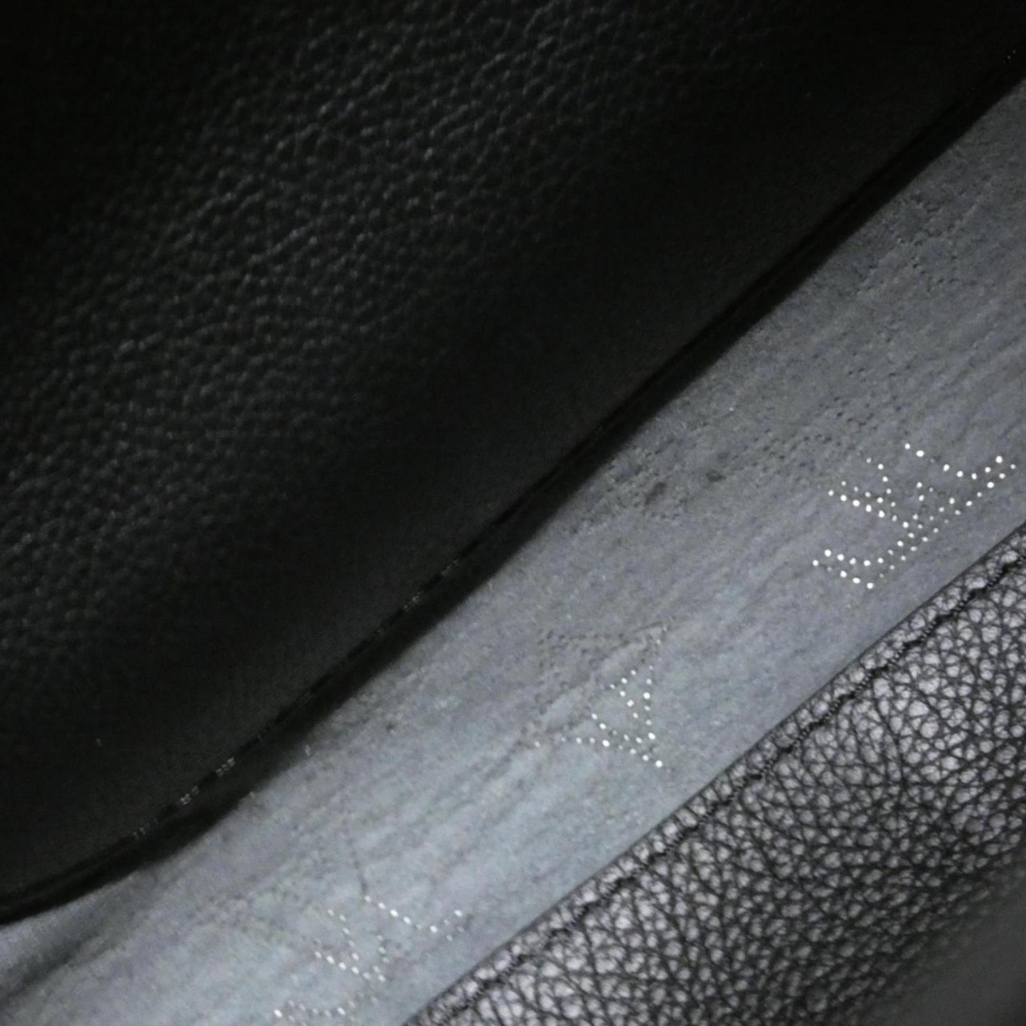 Louis Vuitton Black Leather Shoulder Bag