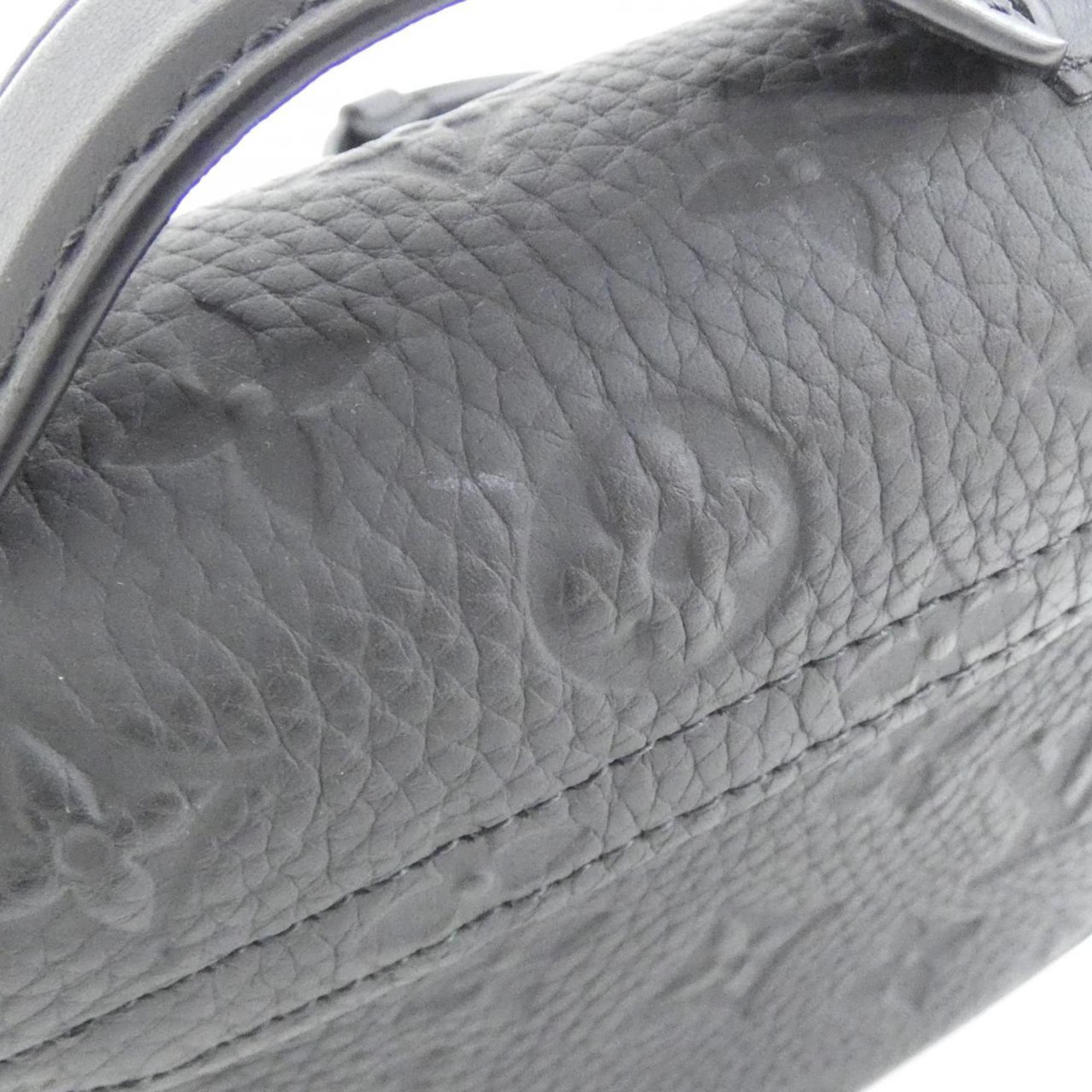 Louis Vuitton Taurillon Black Leather Shoulder Bag
