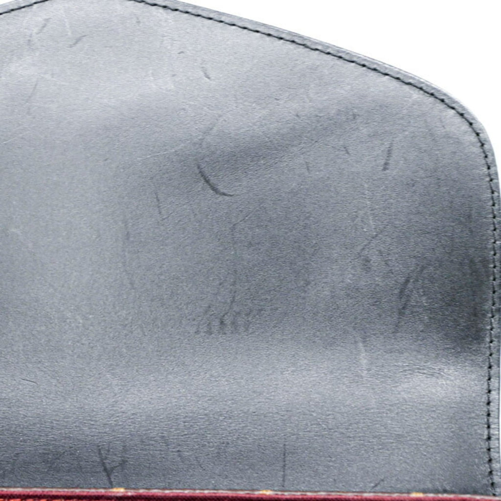 Louis Vuitton Black Brown Monogram Monogram Leather Backpack