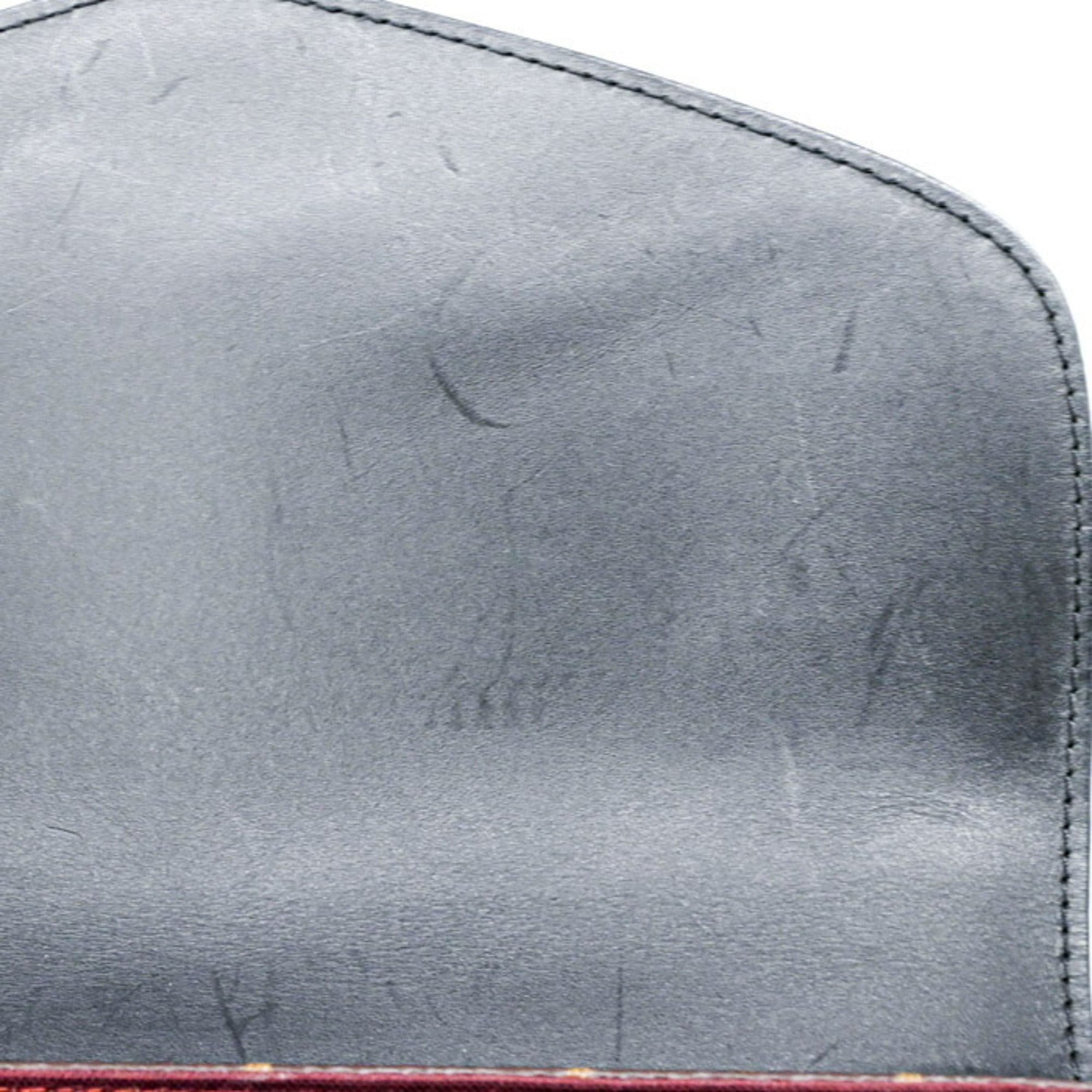 Louis Vuitton Black Brown Monogram Monogram Leather Backpack