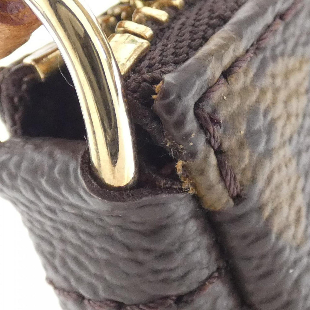 Louis Vuitton Marron Coated Canvas Pouch