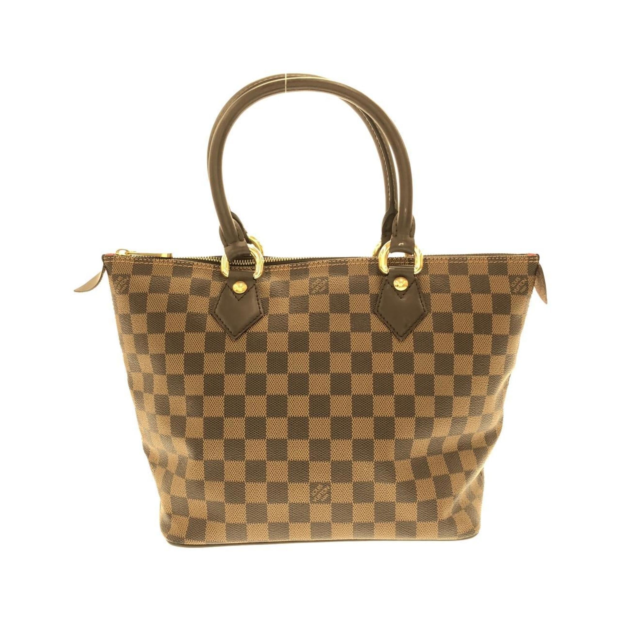 Louis Vuitton Brown Coated Canvas Handbag