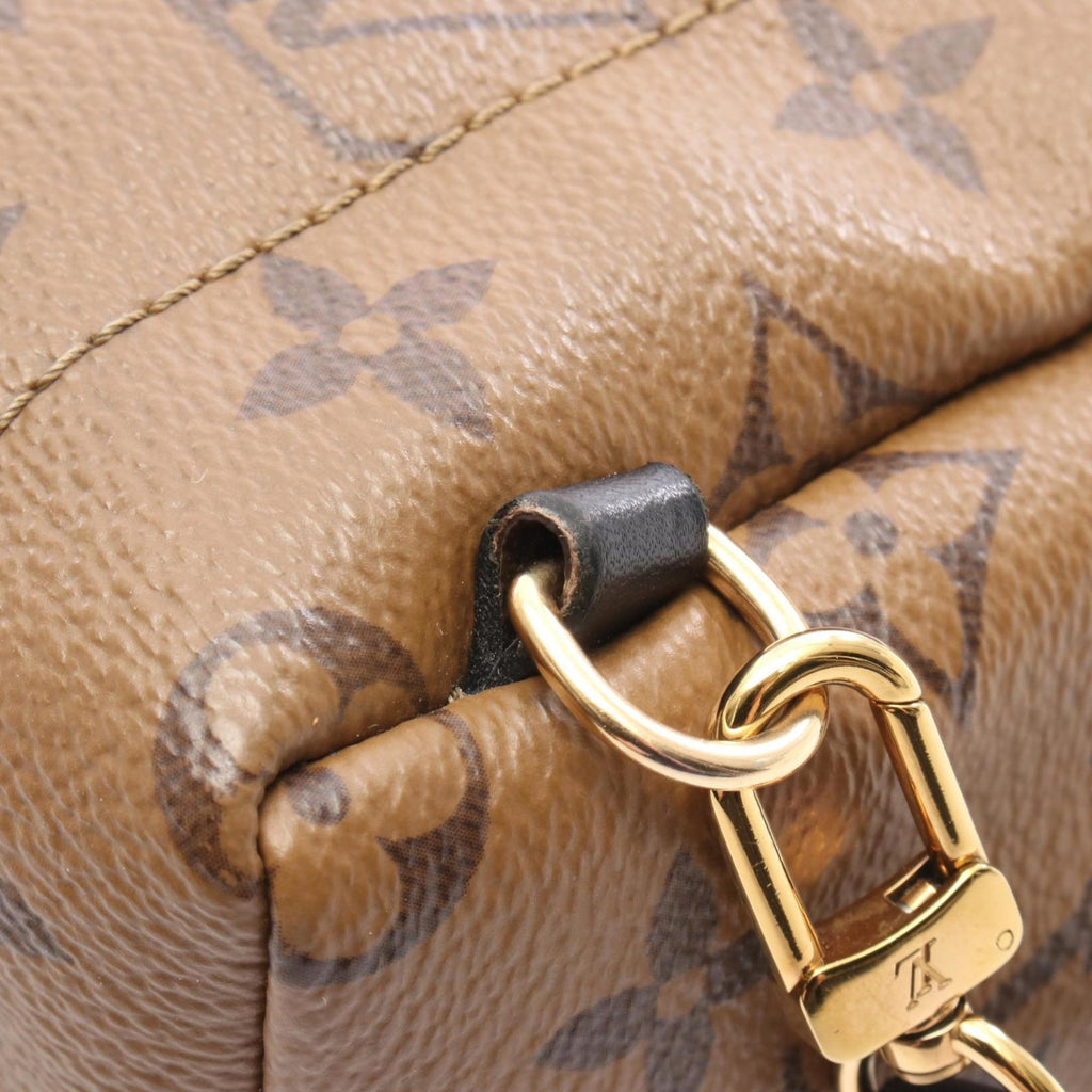 Louis Vuitton Brown Coated Canvas Leather Backpack