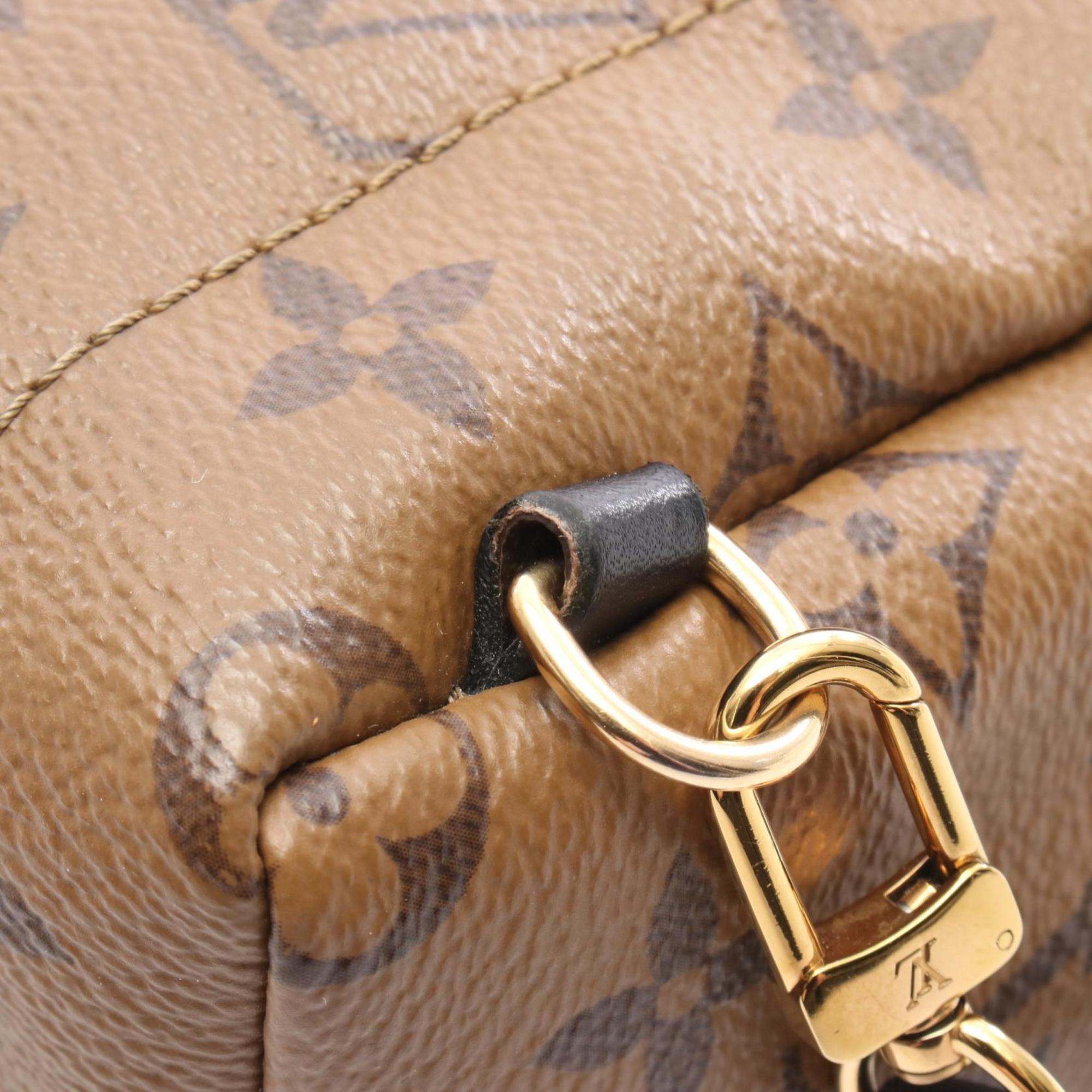 Louis Vuitton Brown Coated Canvas Leather Backpack