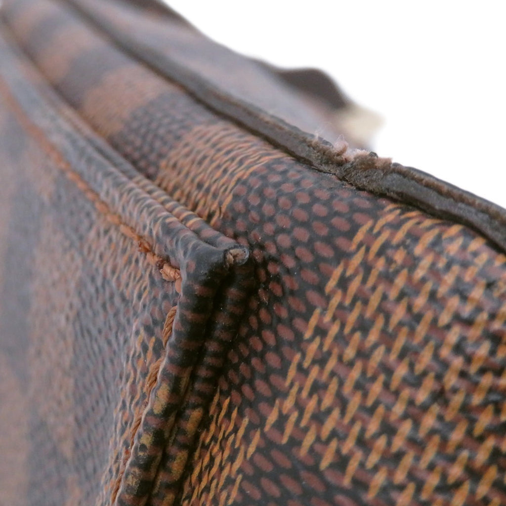 Louis Vuitton Damier Brown Ebene Damier Canvas Fanny Pack Shoulder Bag Sling Bag