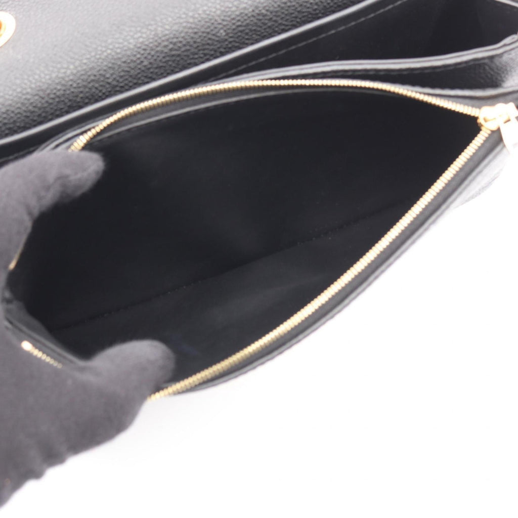 Louis Vuitton Black Noir Monogram Empreinte Shoulder Bag