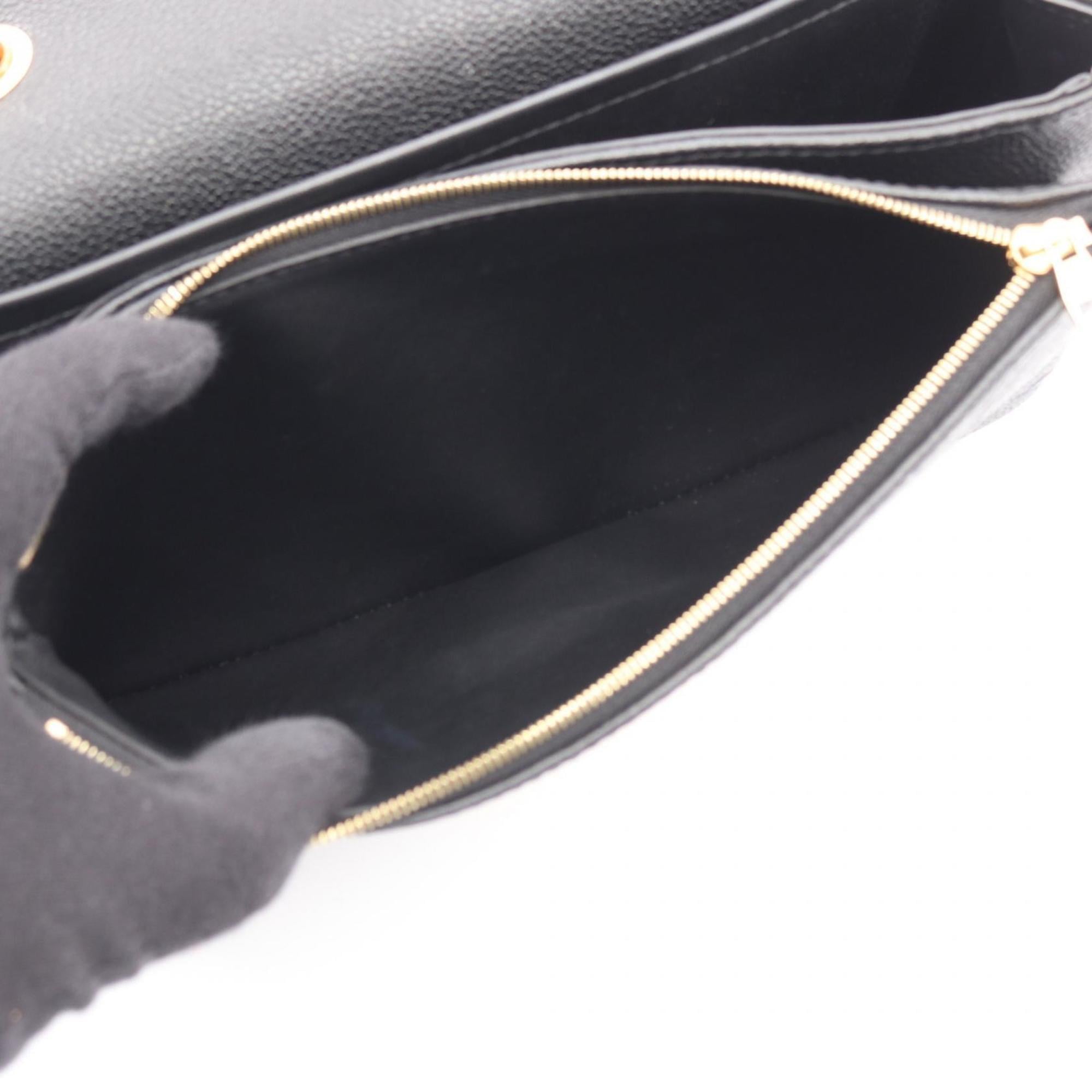 Louis Vuitton Black Noir Monogram Empreinte Shoulder Bag