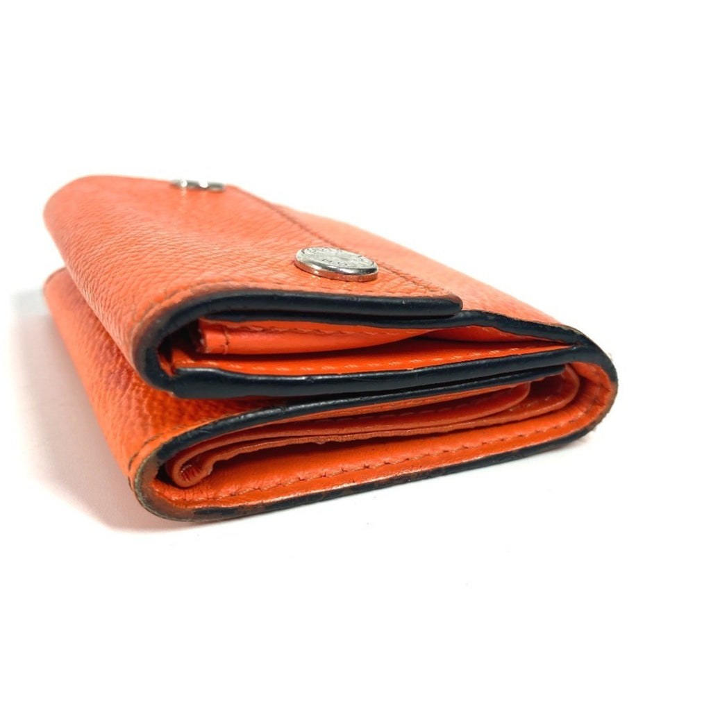Louis Vuitton Taigarama Orange Taiga Leather Monogram Wallet (Tri-Fold)