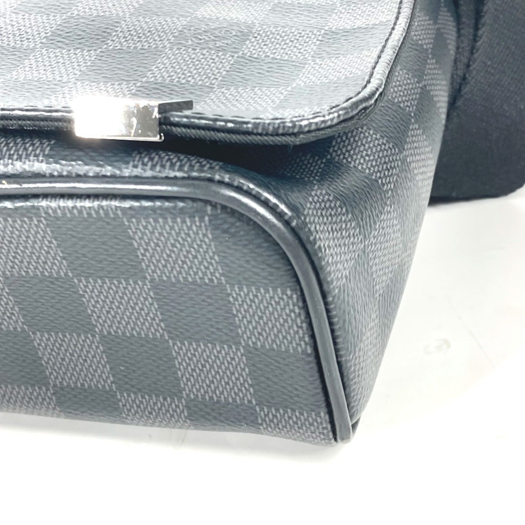 Louis Vuitton Black Damier Graphite Shoulder Bag