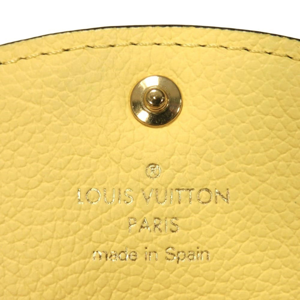 Louis Vuitton Jaune Monogram Yellow Monogram Empreinte Leather Wallet