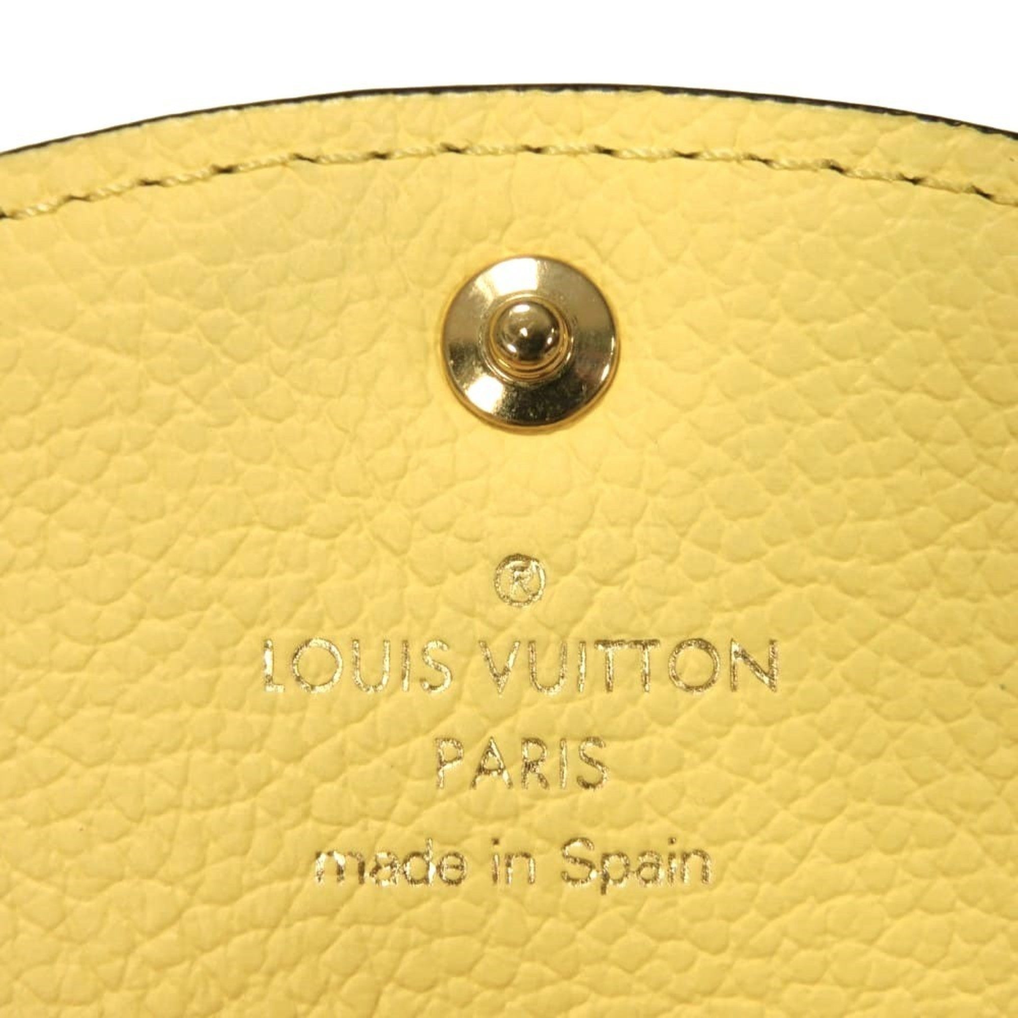 Louis Vuitton Jaune Monogram Yellow Monogram Empreinte Leather Wallet