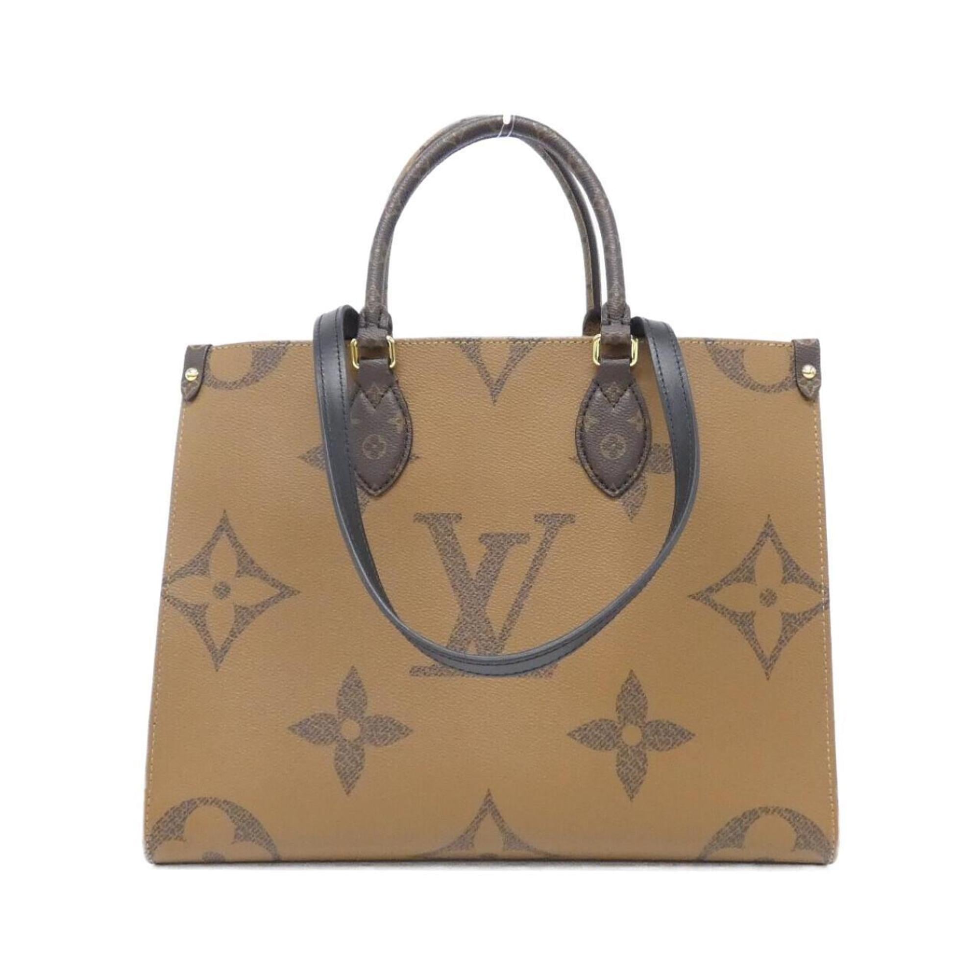 Louis Vuitton Marron Coated Canvas Handbag