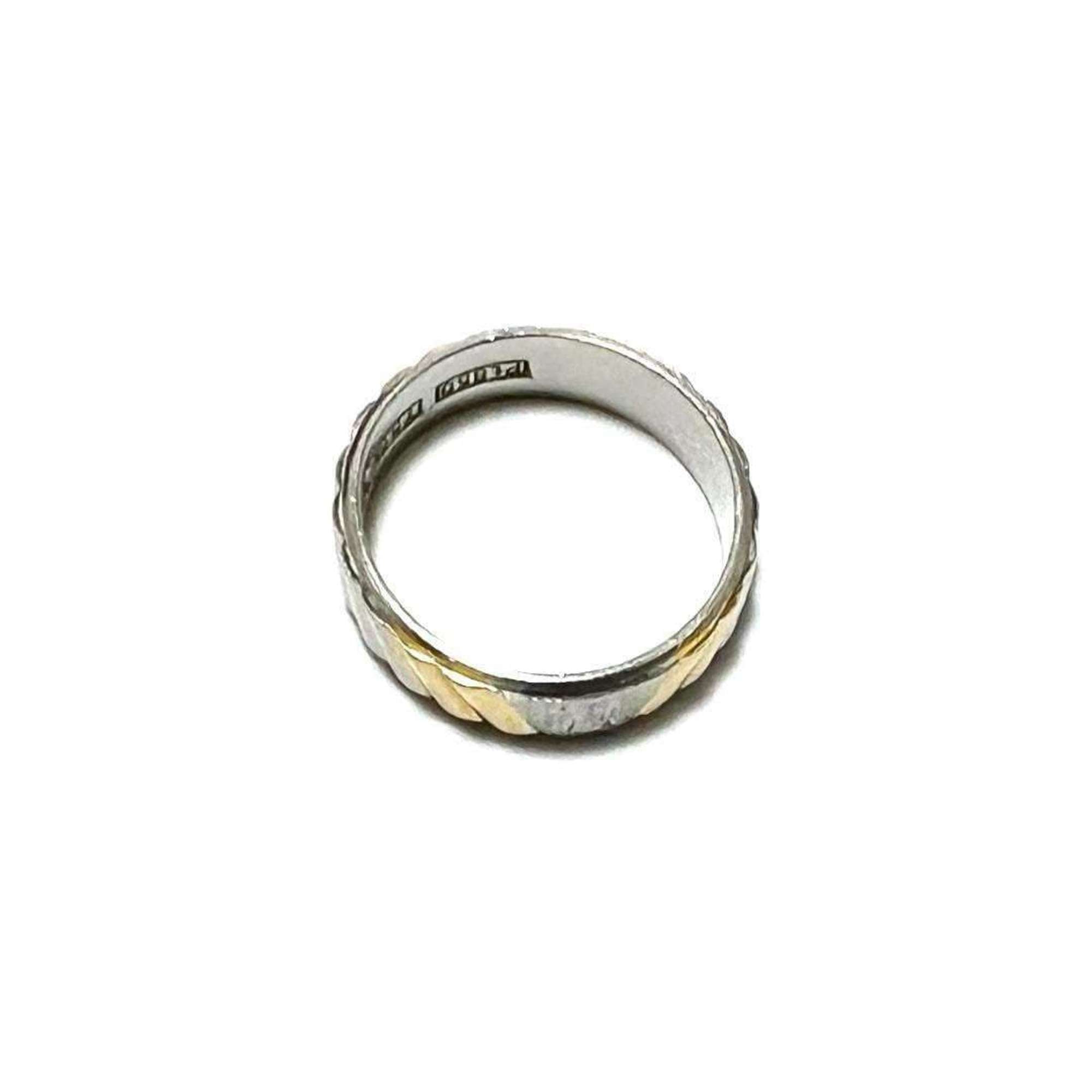Celine Yellow Gold (18K) Platinum 850 Band Ring