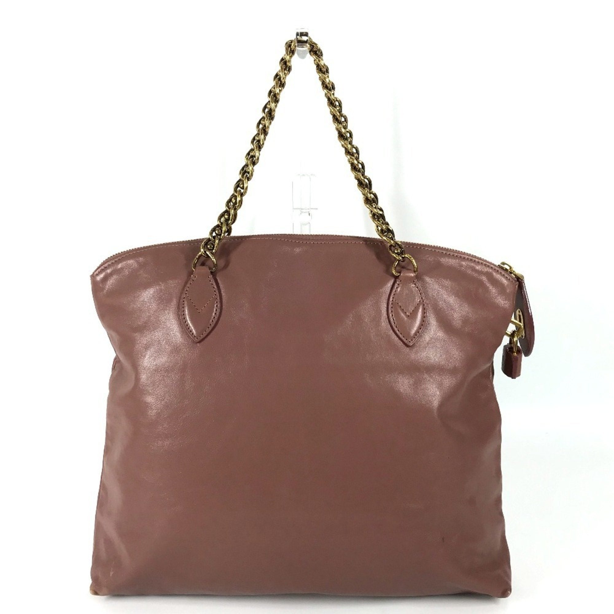 Louis Vuitton Pink Rose Leather Shoulder Bag Tote Bag