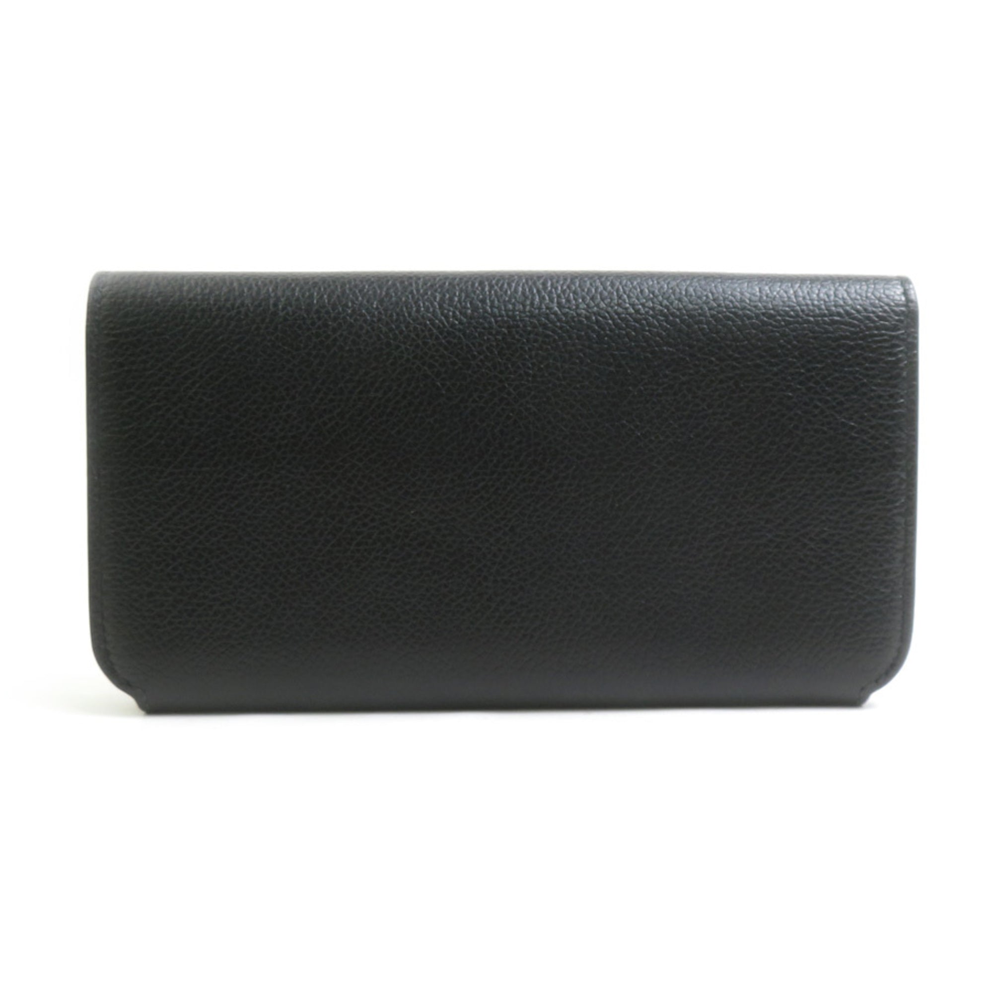 Balenciaga Black Leather Long Wallet (Bi-Fold)