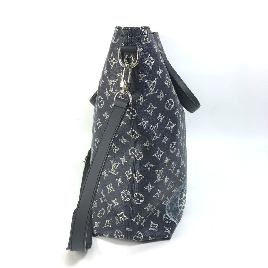 Louis Vuitton Monogram Savane Navy Shoulder Bag Tote Bag