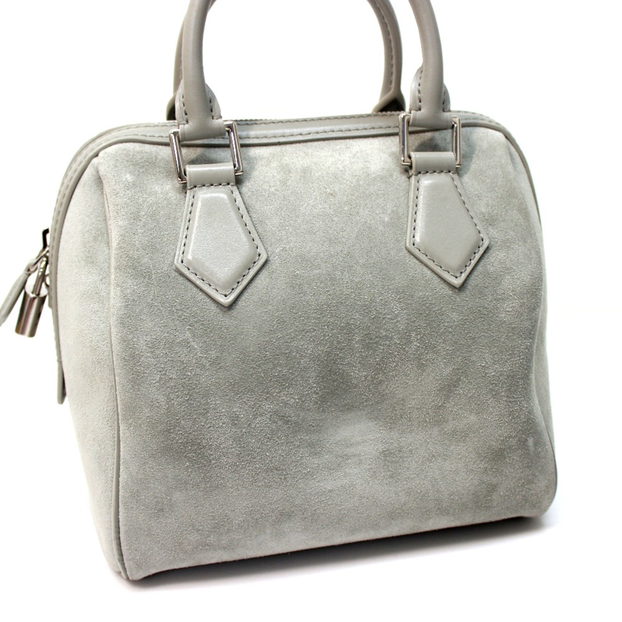 Louis Vuitton Gray Leather Handbag