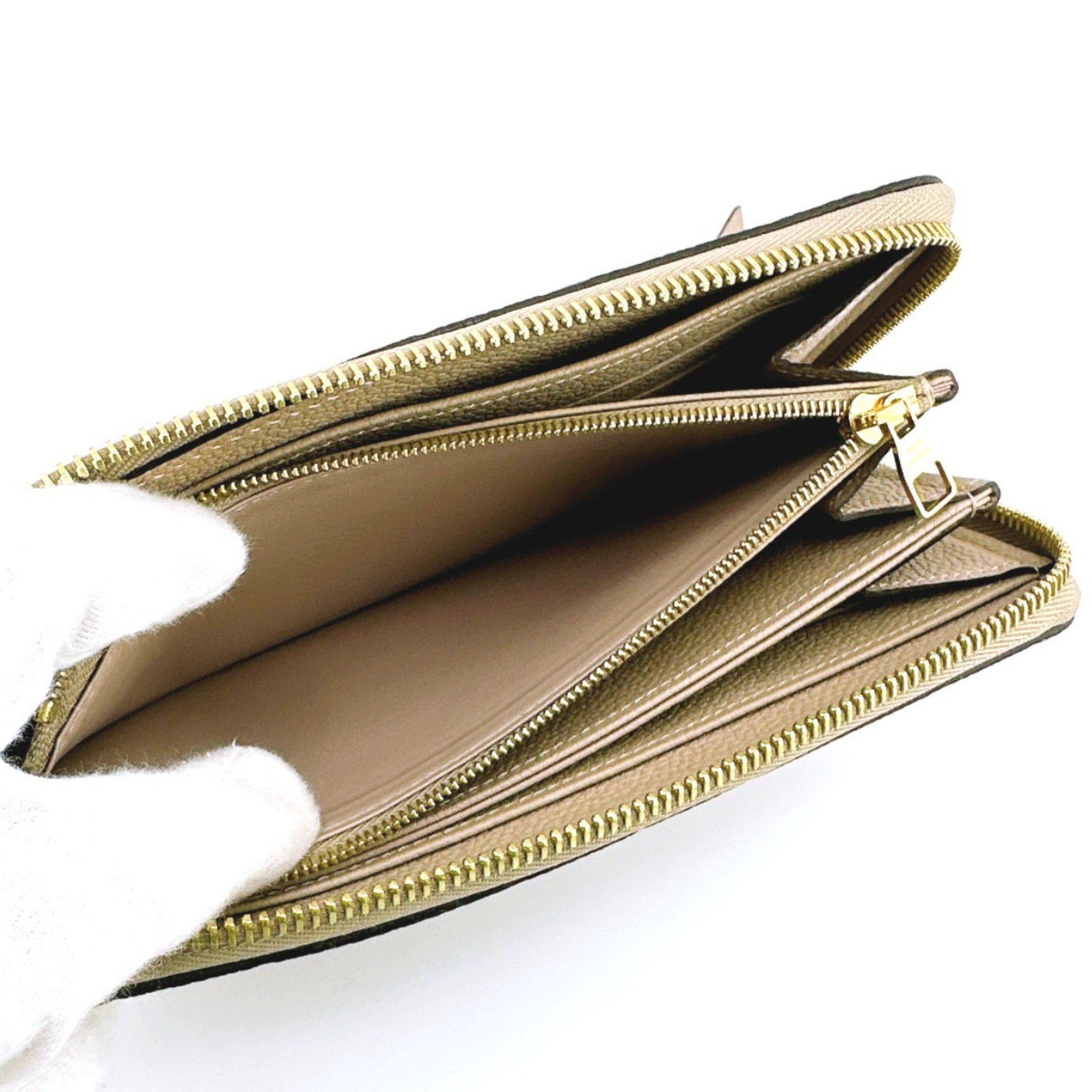Louis Vuitton Beige Dune Monogram Empreinte Long Wallet