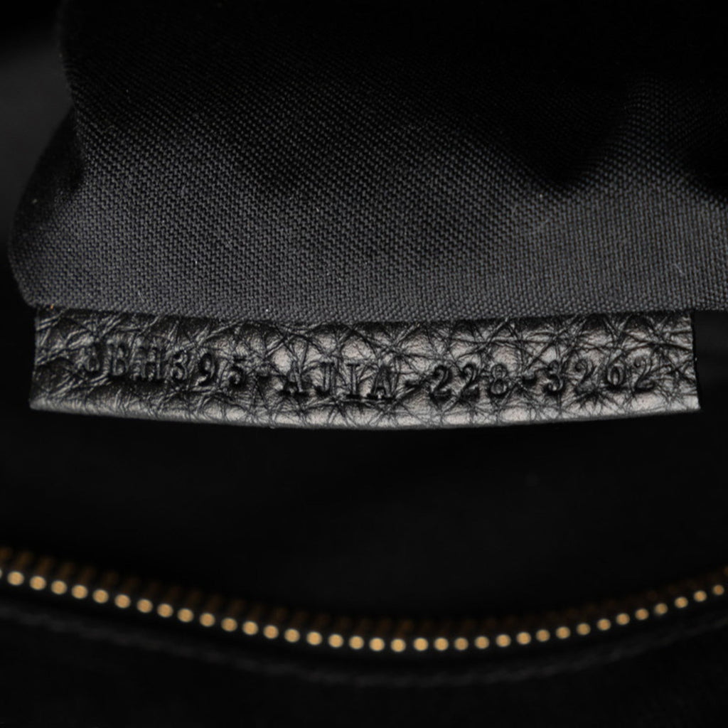 Fendi Black Canvas Shoulder Bag Tote Bag