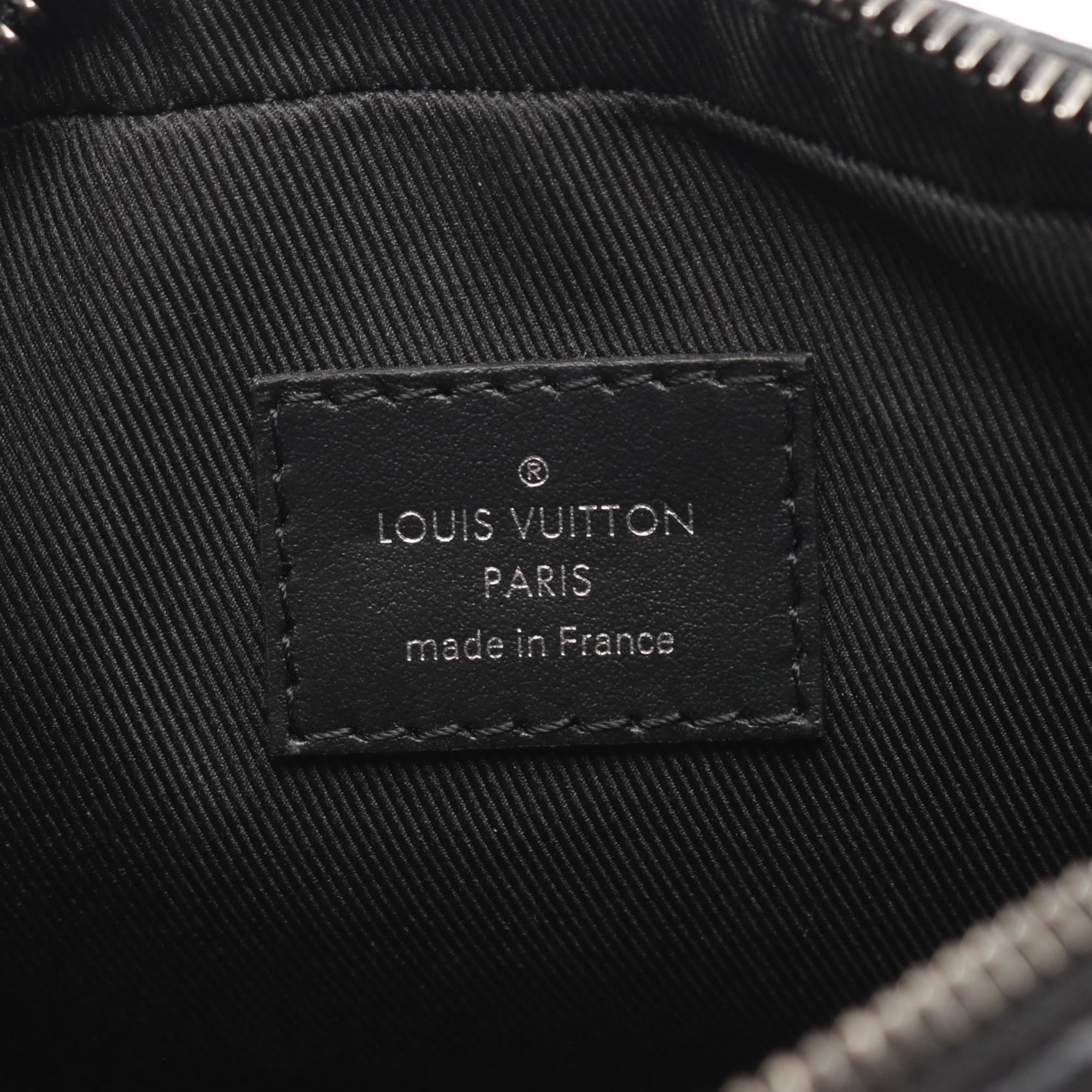 Louis Vuitton Black Monogram Eclipse Coated Canvas Leather Handbag