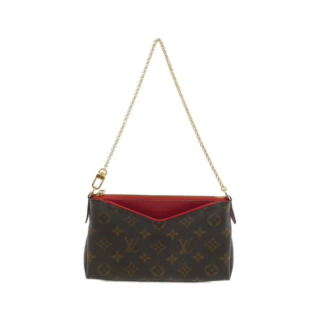 Louis Vuitton Brown Dark Brown Coated Canvas Shoulder Bag