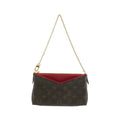 Louis Vuitton Brown Dark Brown Coated Canvas Shoulder Bag