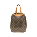 Louis Vuitton Marron Coated Canvas Handbag
