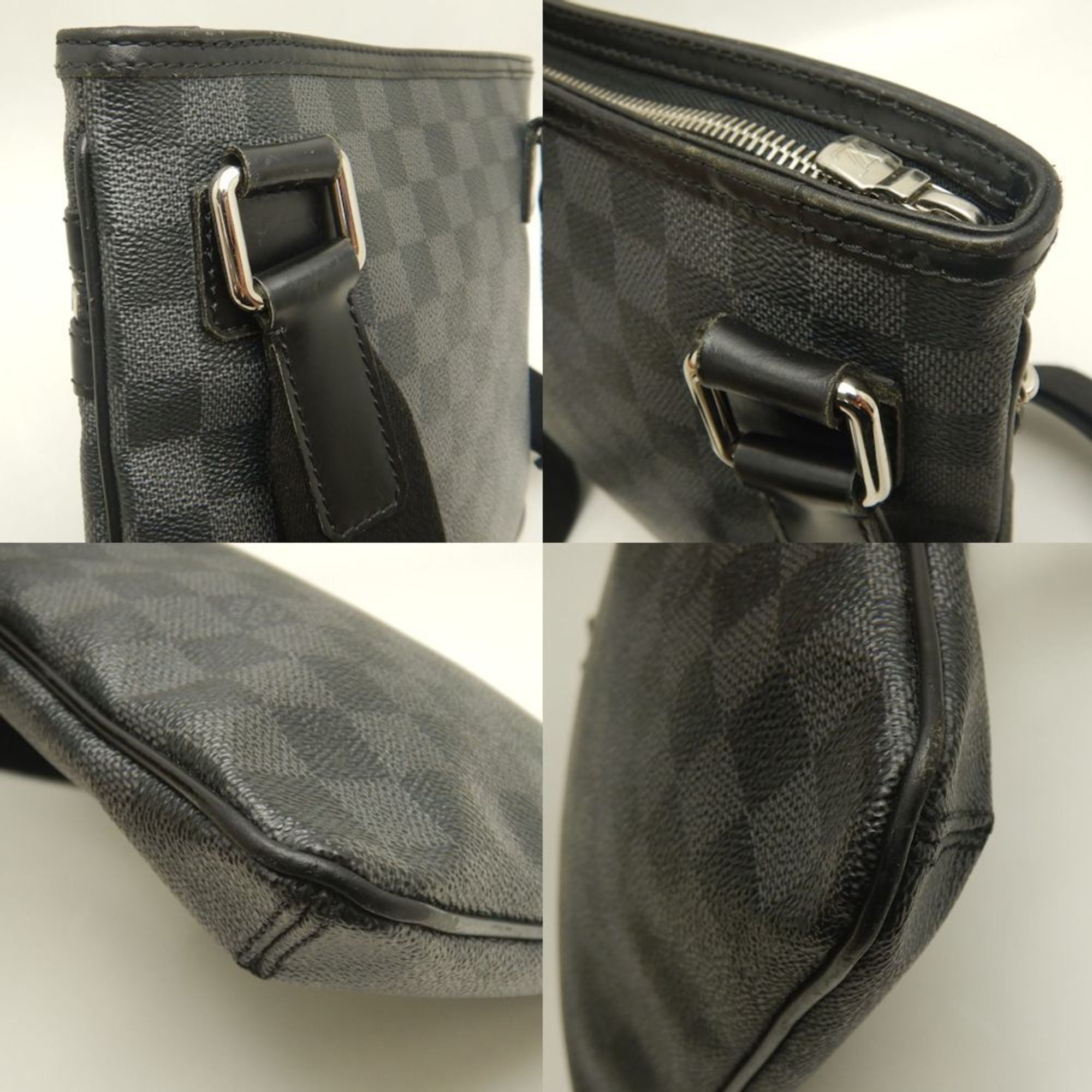 Louis Vuitton Noir Pvc Shoulder Bag
