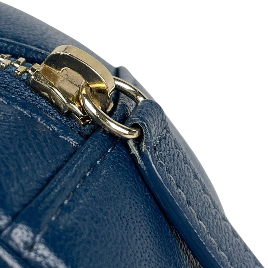 Chanel Blue Leather Shoulder Bag