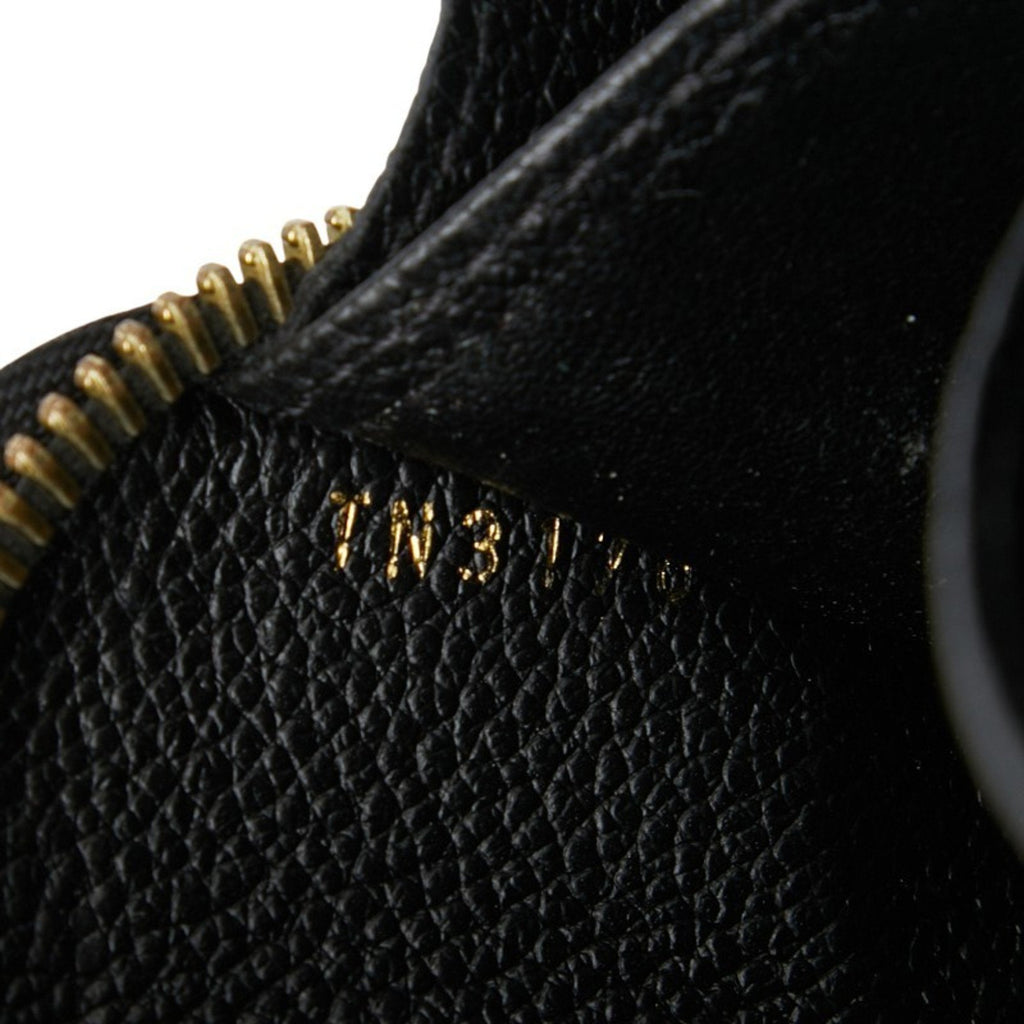 Louis Vuitton Black Noir Leather Long Wallet