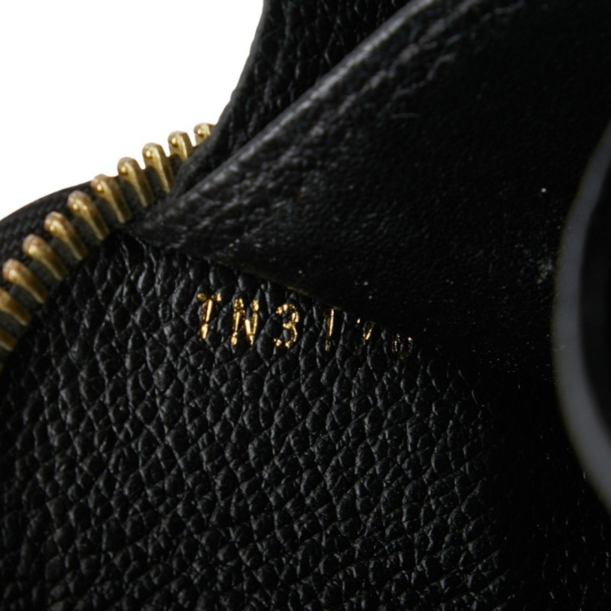 Louis Vuitton Black Noir Leather Long Wallet