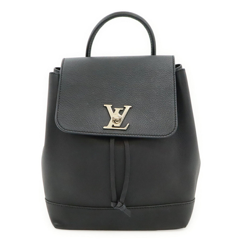 Louis Vuitton Noir Leather Backpack