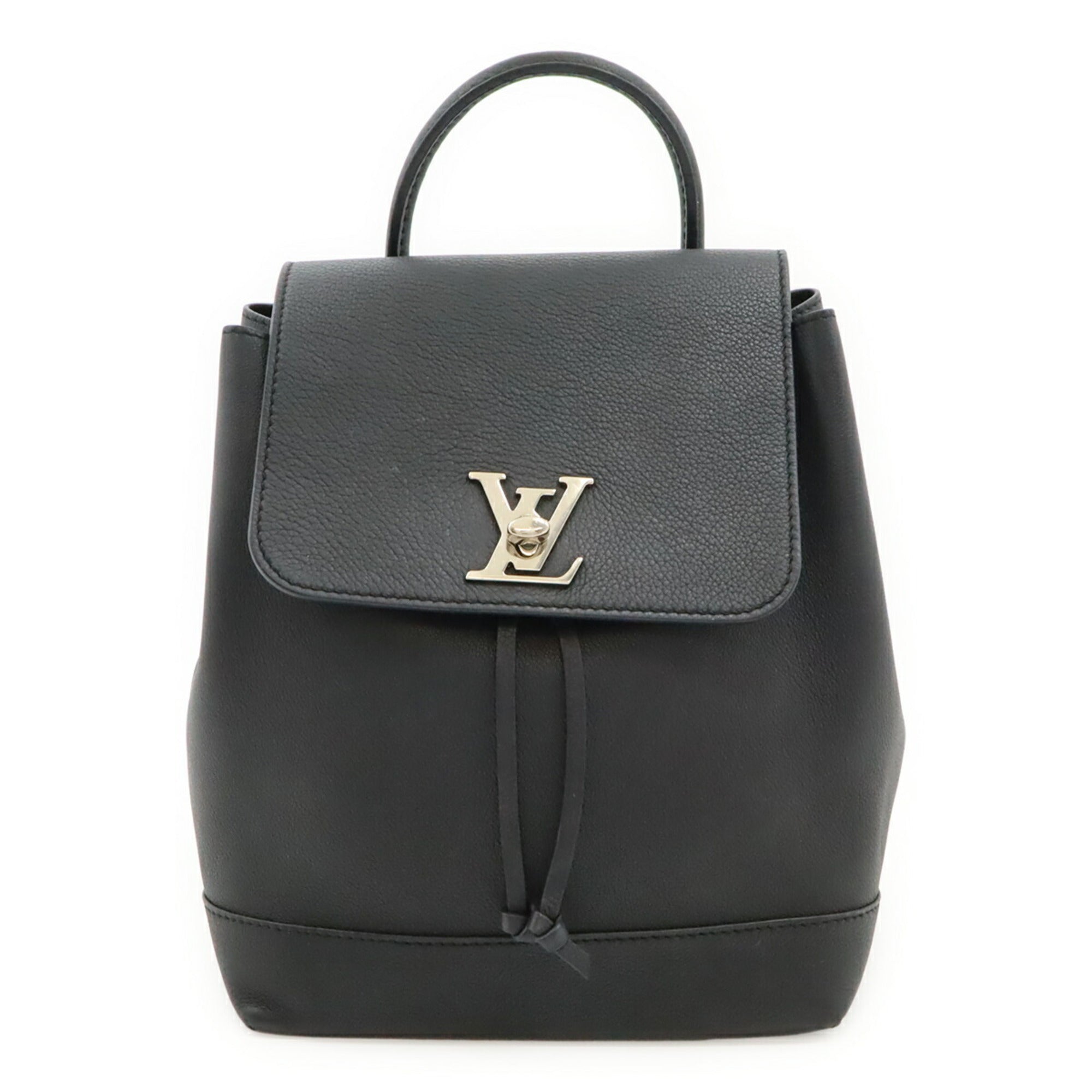 Louis Vuitton Noir Leather Backpack