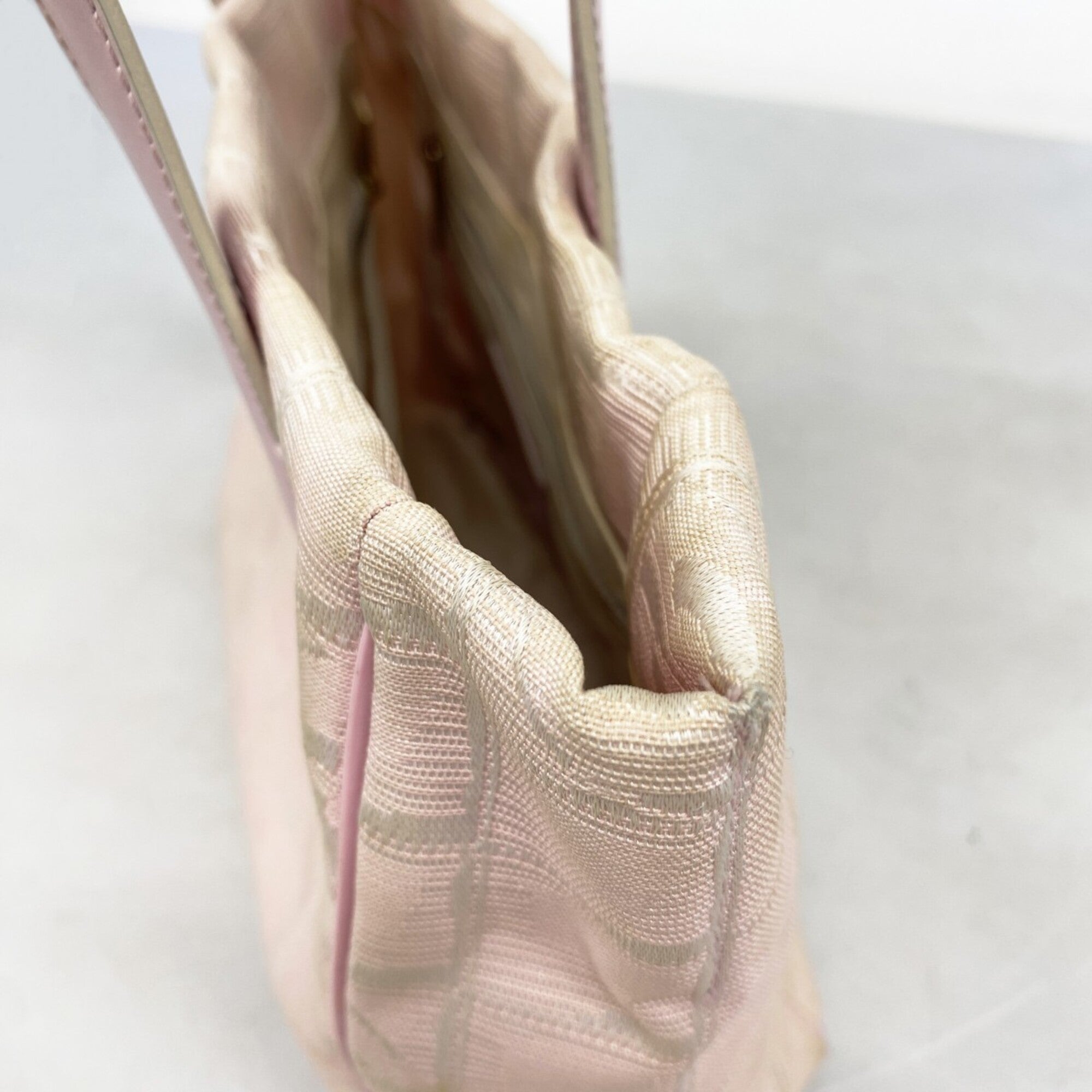 Chanel Pink Nylon Handbag
