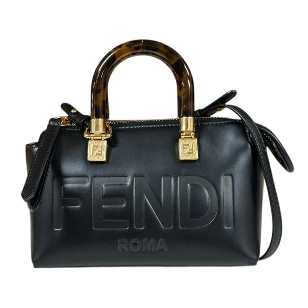 Fendi Black Leather Shoulder Bag