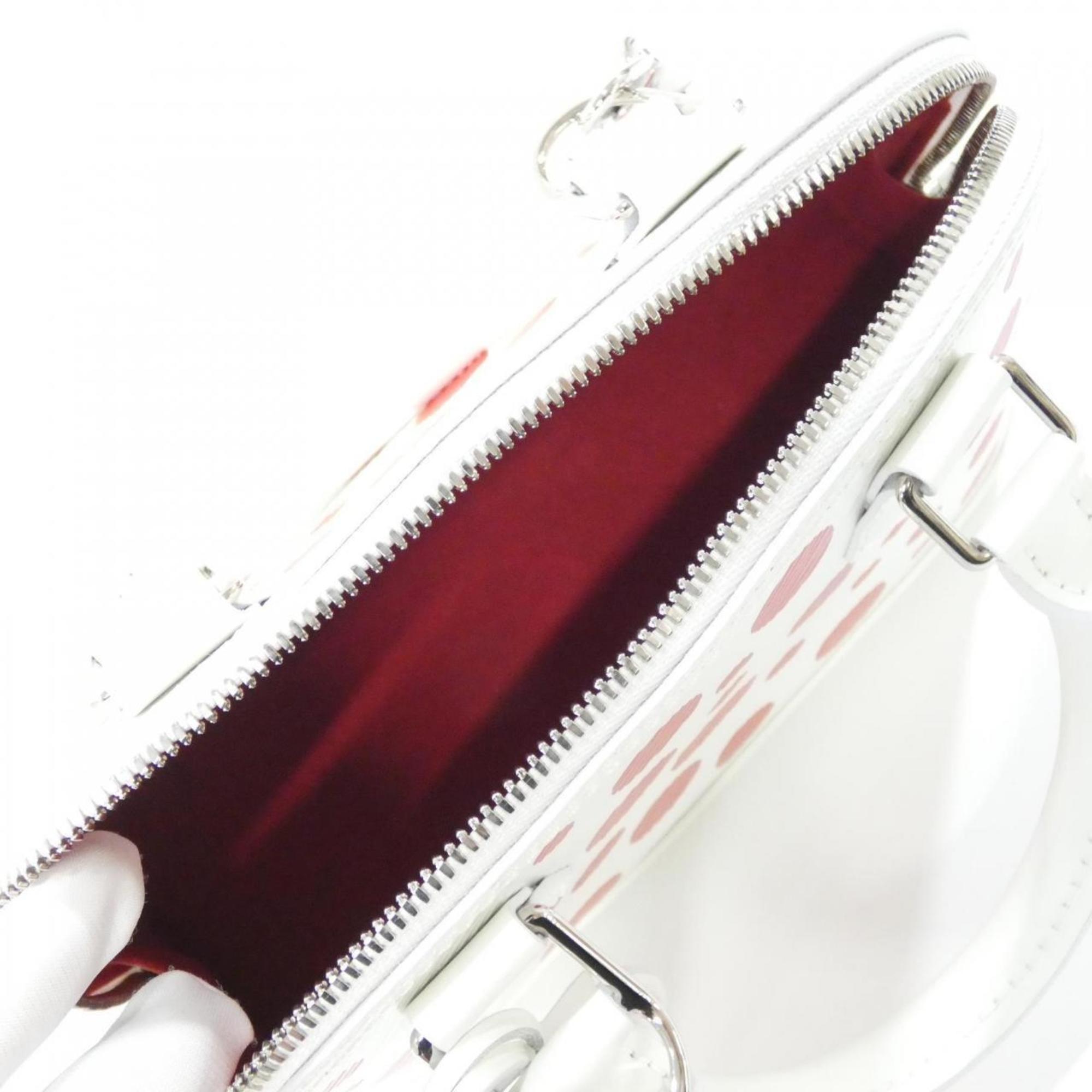 Louis Vuitton Blanc Rouge Leather Handbag