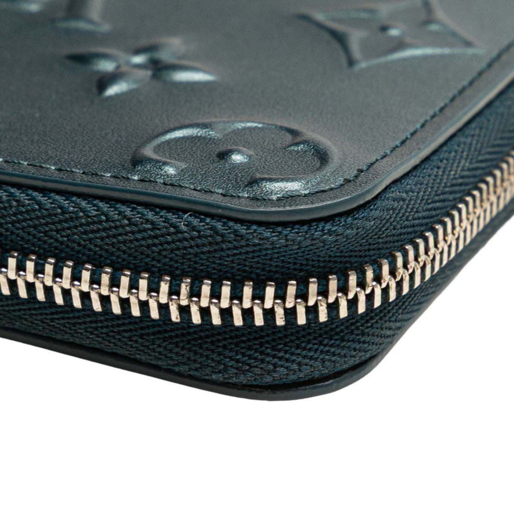Louis Vuitton Blue Leather Coin Purse/Coin Case