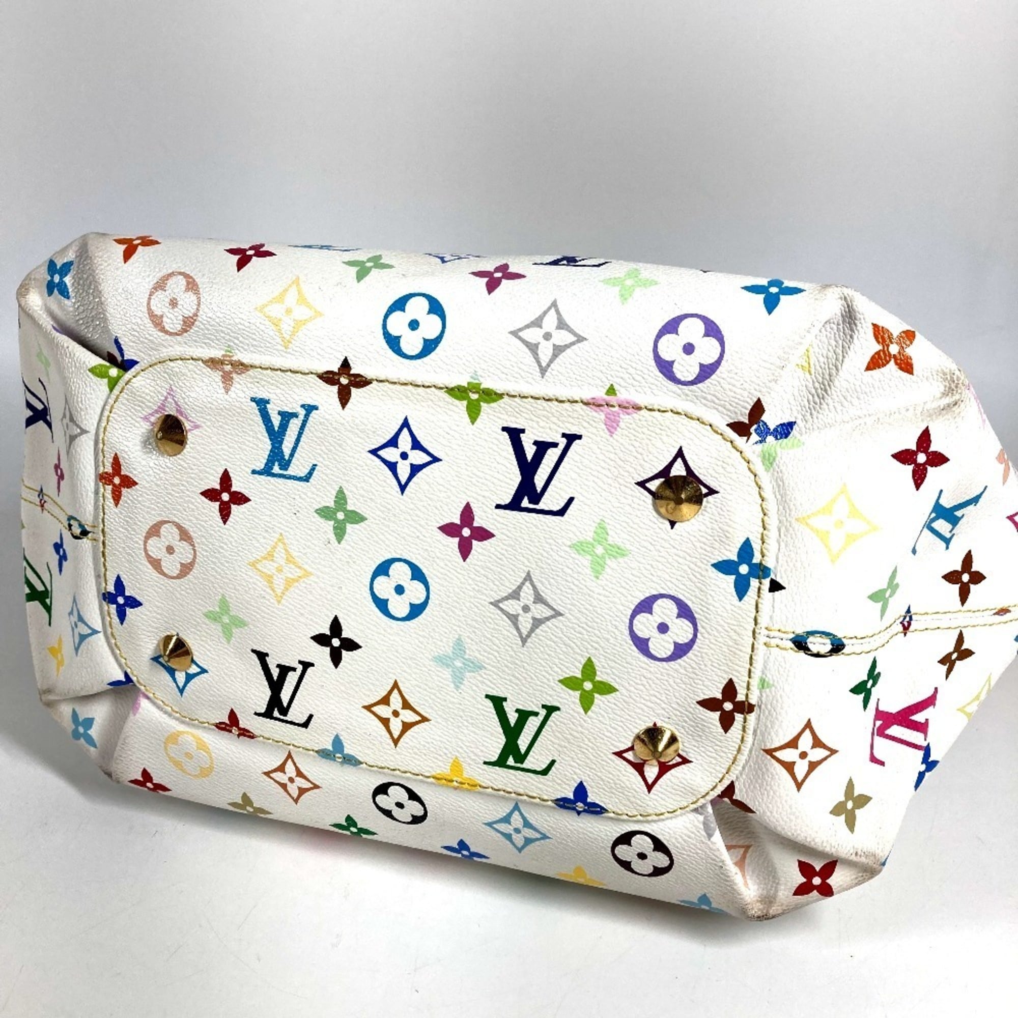 Louis Vuitton White Monogram Multicolore Handbag Shoulder Bag