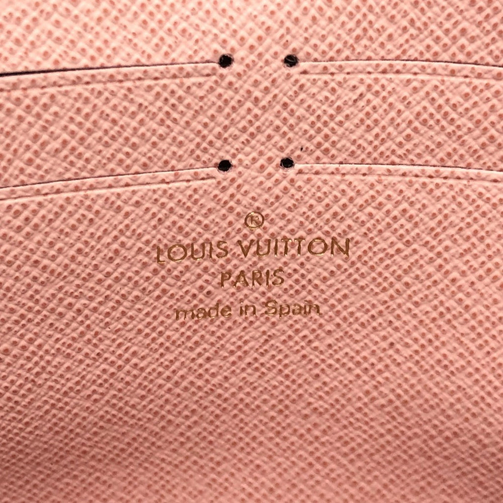 Louis Vuitton Monogram Brown Rose Ballerine Monogram Long Bill Wallet