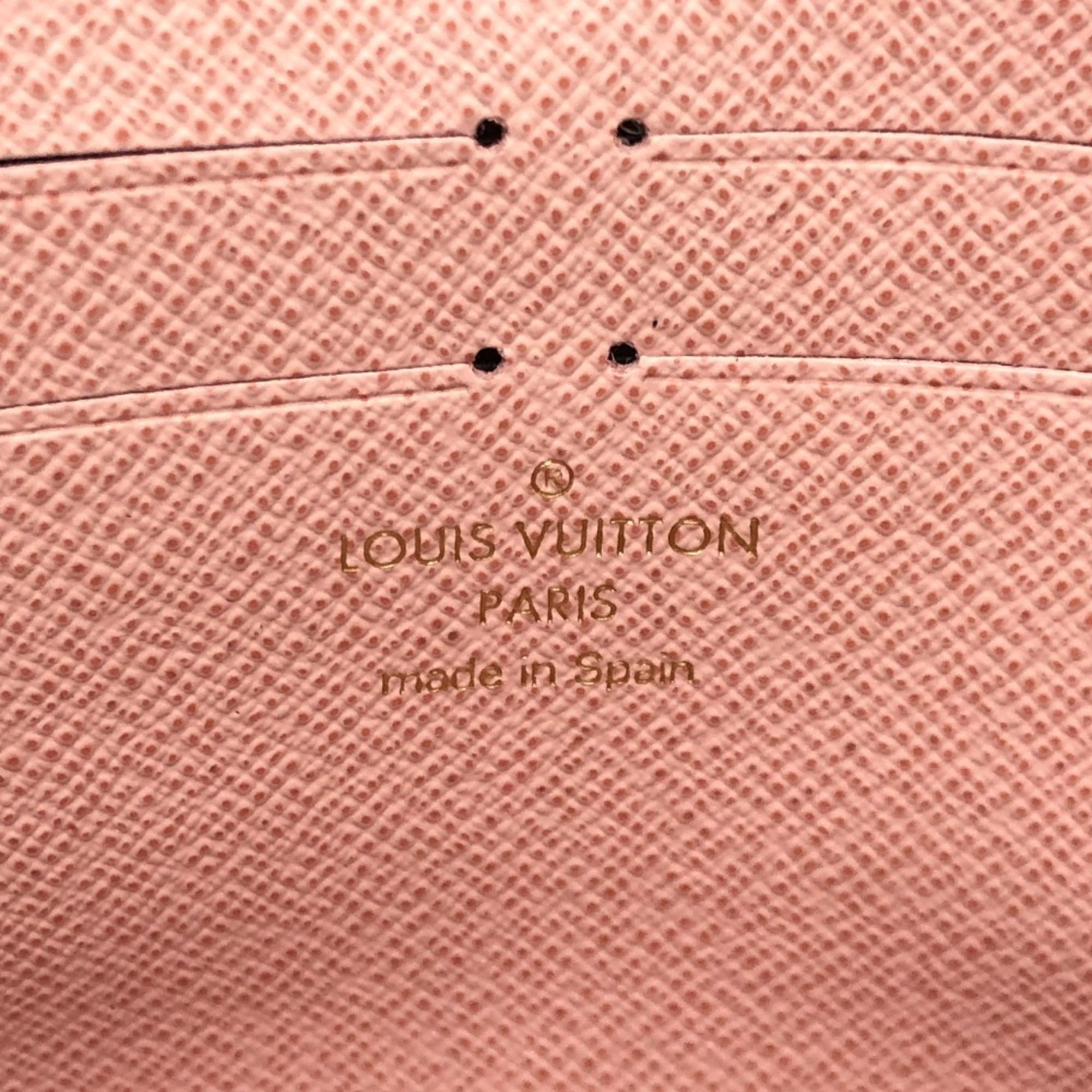 Louis Vuitton Monogram Brown Rose Ballerine Monogram Long Bill Wallet