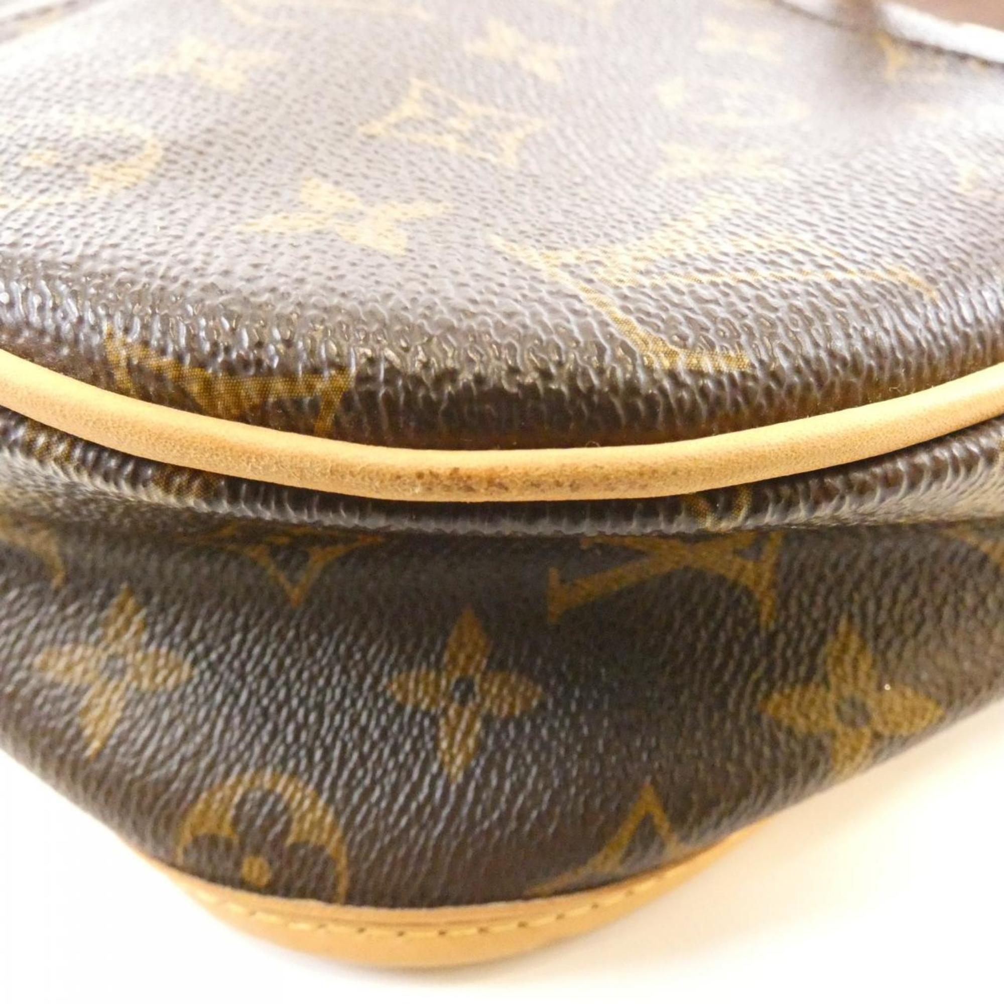 Louis Vuitton Marron Coated Canvas Shoulder Bag